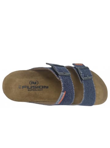 Fusion Pantolette  in Blau