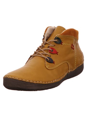 rieker Schnürstiefelette in gelb