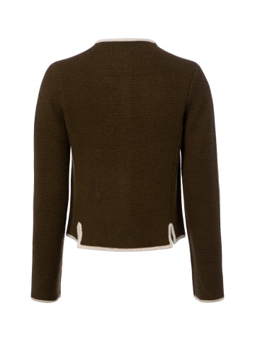 Franco Callegari Strickjacke in oliv - 0005