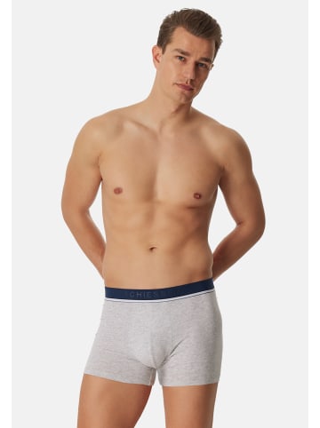 Schiesser Retro Short / Pant 95/5 Organic Cotton in Rot / Blau / Grau