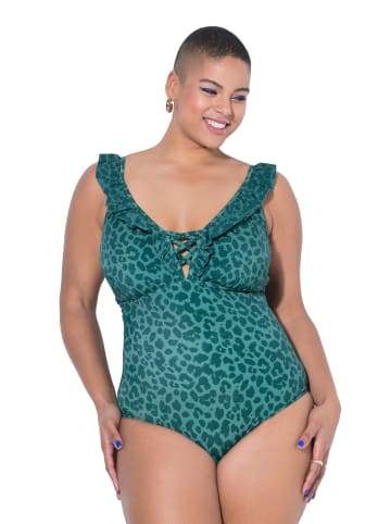 Studio Untold Badeanzug in mattgrün