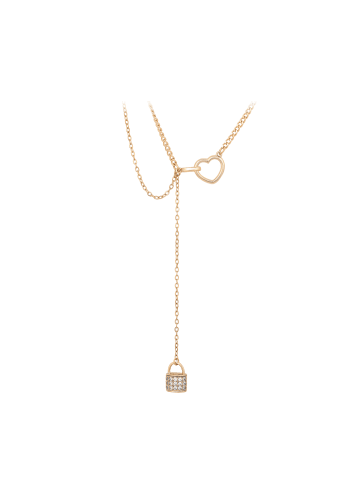 faina Necklace in Rose Gold