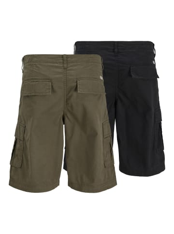 Jack & Jones 2er-Pack Cargo Shorts in Black