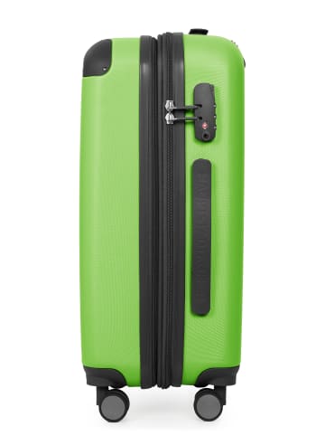Hauptstadtkoffer Spree - Koffer Flugzeug Trolley Handgepäck Hartschale TSA 42L in Apfelgrün