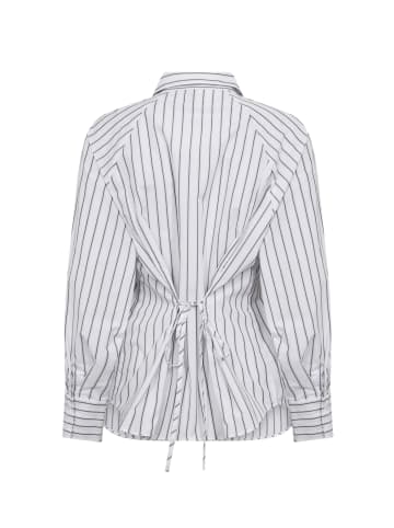 soyaconcept Klassisches Hemd mit vertikalem Streifenprint in Weiß