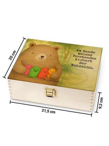Mr. & Mrs. Panda Tee Organizer Bär Gefühl Design mit Spruch in Weiß
