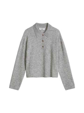 Marc O'Polo DENIM Strick-Poloshirt relaxed in Stone Melange