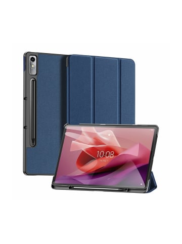 COFI 1453 Dux Ducis Domo Smart Sleep Case Tablethülle kompatibel mit Lenovo Tab in Blau