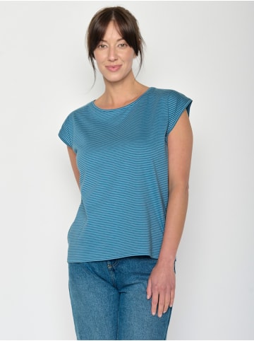 GreenBomb Timid Basic in Tide Stripes