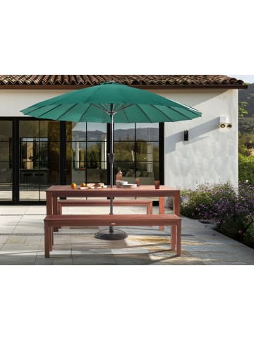 Beliani Gartentisch TUSCANIA in Braun - (W) 100 x (H) 74 x (L) 180 cm