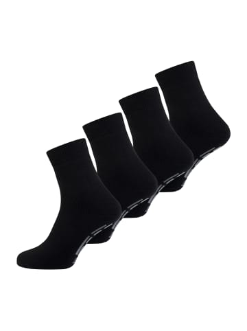 NUR DER Basicsocken Stopper Socke in Schwarz