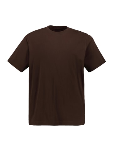 JP1880 Kurzarm T-Shirt in mahagonibraun