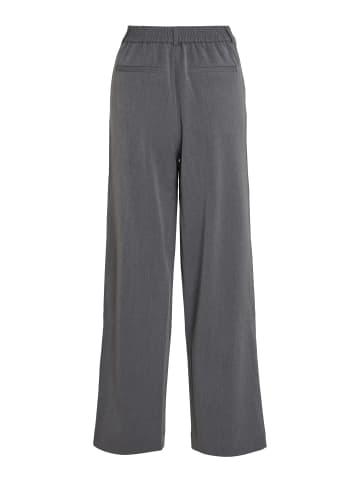 Vila Wide Leg Hose in Medium Grey Melange