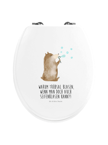 Mr. & Mrs. Panda Klobrille Bär Seifenblasen mit Spruch in Weiß