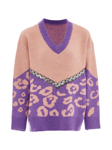 VIRITA Women Strickpullover in Lavendel Rosa