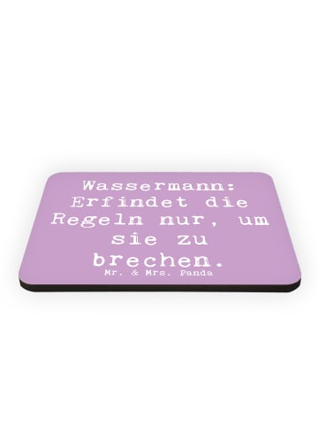 Mr. & Mrs. Panda haftmagnet Spruch Wassermann Freigeist mit Spruch in Lavendeltraum