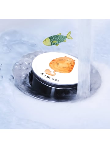 Mr. & Mrs. Panda Abflussstopfen Katze Mittelfinger ohne Spruch in Weiß