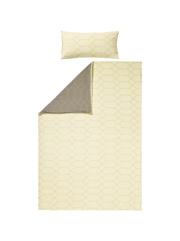 REDBEST Biber Wendebettwäsche in taupe