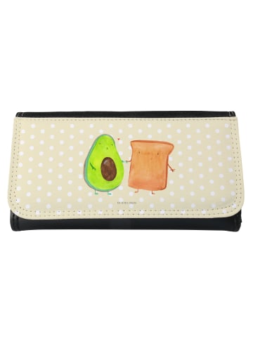 Mr. & Mrs. Panda Portemonnaie für Damen Avocado Toast ohne Spruch in Gelb Pastell