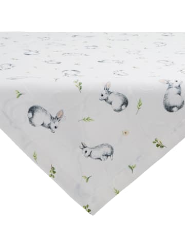 Erwin Müller Baumwollmischung Mitteldecke in weiß