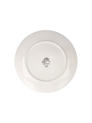 Goebel Teller " Lotus Yin Yang schwarz " in Schwarz Gold