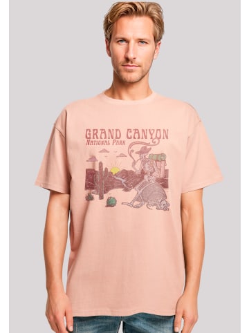 F4NT4STIC Oversize T-Shirt US National Parks Grand Canyon Sunrise in amber