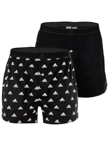 adidas Web-Boxershorts 2er Pack in Schwarz