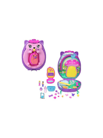 Polly Pocket Spielfiguren Set Mama & Baby Igel Schatulle, ab 4 Jahre
