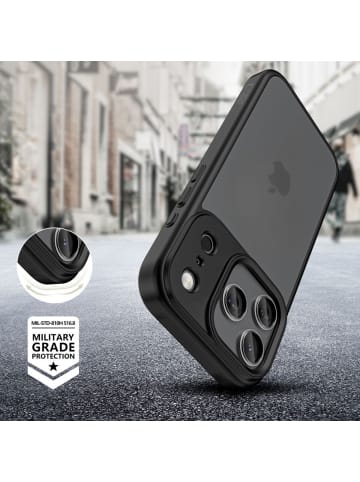 TechProtect Tech Protect MagMat Case kompatibel mit iPhone 17 Pro Mattschwarz in Schwarz