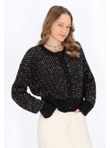 myMo Cardigan in black melange