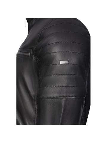 Bugatti Lederjacke Genf in schwarz