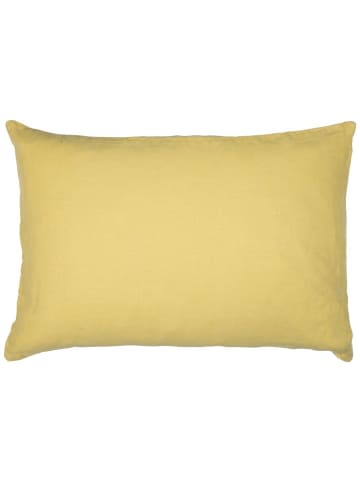 IB Laursen Kissenbezug Leinen 60x40 cm in lemon drop