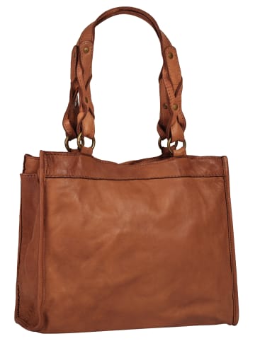Samantha Look Shopper echt Leder in cognac