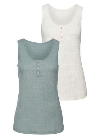 Vivance Shirttop in mint, creme