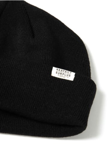 Respect 3tlg. Set: Beanie 27uhat10 in schwarz