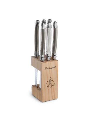 Lou Laguiole 6-tlg. Steakmesser Set TRADITION in creme