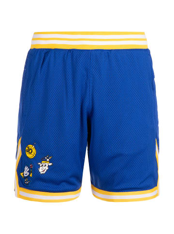 Under Armour Shorts Curry Mesh in blau / gelb