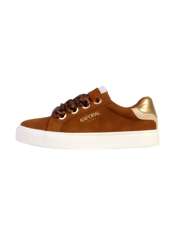 Kaporal Severine – Low-Top-Sneaker mit Klettverschluss Braun