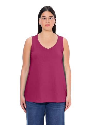 Ulla Popken Strick-Top in magnolienrot