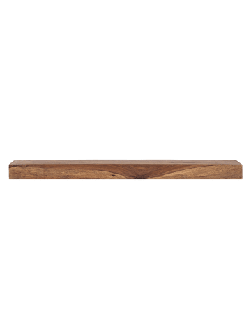 home24 home24 Wandboard (1er Set) - Sheesham - Massivholz Sheesham - 120.0 x 8.0 x 20.0 cm in Sheesham