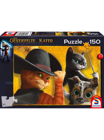 Schmidt Spiele Der Gestiefelte Kater und seine Freunde, 150 Teile | Kinderpuzzle Der...