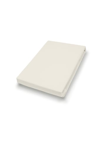 Hahn Spannbetttuch Uni-Satin in champagner