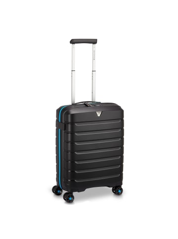 Roncato B-Flying Neon 4 Rollen Kabinentrolley 55 cm in nero