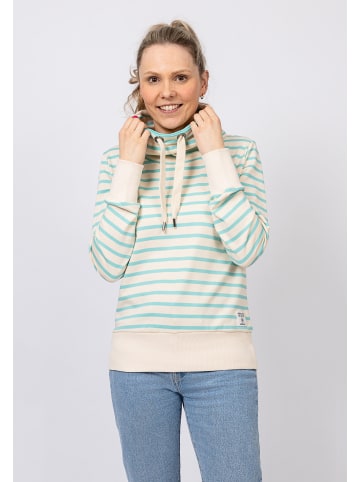 Salzhaut Sweatshirt KÓÓVELJĀU Beige Aqua