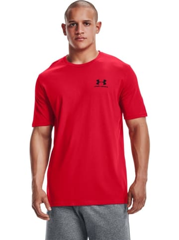 Under Armour T-Shirt "Sportstyle" in Rot