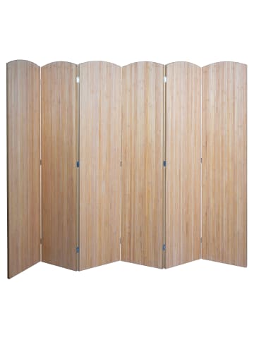 MCW Paravent O30 zusammenklappbar 6 Paneele 170x245cm