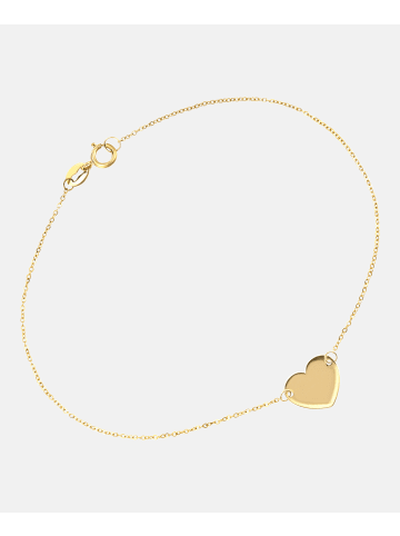 Vanlere Halskette mit Anhänger aus 375 Gelbgold