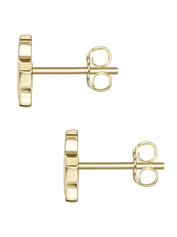 Glanzstücke München Ohrstecker Alpaka Sterling Silber in gelbgold