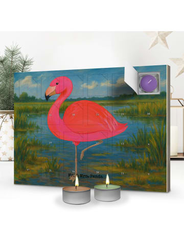Mr. & Mrs. Panda Duftkerzen Adventskalender Flamingo Classic Des... in Weiß