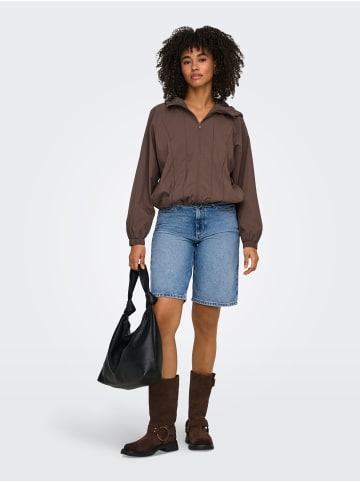 ONLY ONLLARA PIPING JACKET in Chocolate Martini